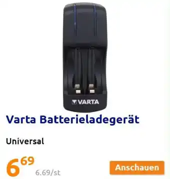 Action Varta Batterieladegerät Universal Angebot