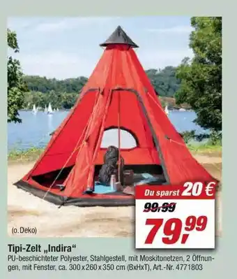 toom Baumarkt Tipi-zelt „indira“ Angebot