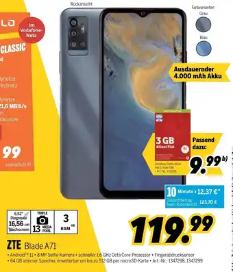 MEDIMAX ZTE Blade A71 Angebot