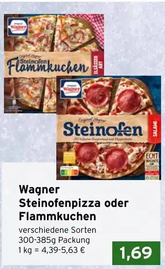 CAP Markt Wagner Steinofenpizza oder Flammkuchen 300-385g Packung Angebot