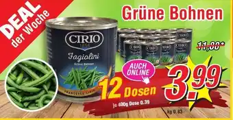 Wiglo Wunderland Grüne Bohnen 400g Dose Angebot