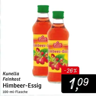 KONSUM Kunella Feinkost Himbeer Essig 100 ml Flasche Angebot