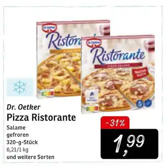 KONSUM Pizza Ristorante Angebot