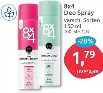 Budni 8x4 Deospray 150 ml Angebot