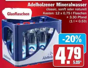 AEZ Adelholzener Mineralwasser 12*750 ml Angebot