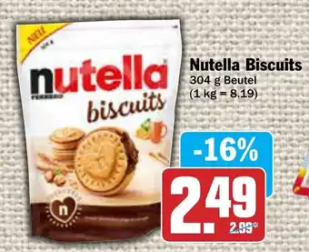 AEZ Nutella Biscuits 304 g Angebot