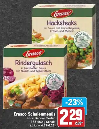 AEZ Erasco Schalenmenus 365/480 g Angebot