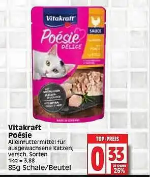 Edeka Vitakraft Poésie Angebot