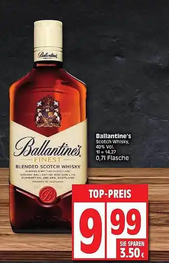 Edeka Ballantine's Angebot