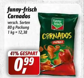 Simmel Funny Frisch Cornados Angebot