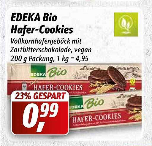 Edeka Bio Hafer-cookies Angebot bei Simmel