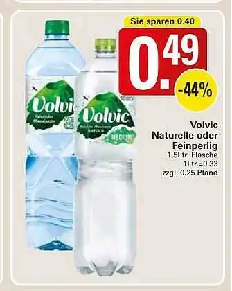 WEZ Volvic Naturelle Oder Feinperlig Angebot