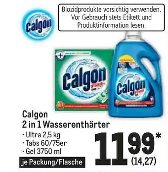 METRO Calfon 2 In Wasserenthärter Angebot