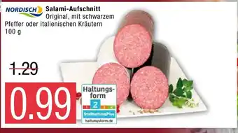 Marktkauf Salami-Aufschnitt 100 gr Angebot