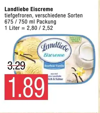 Marktkauf Landliebe Eiscreme 675/750 ml Angebot