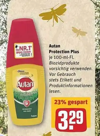 REWE Autan Protection Plus Angebot