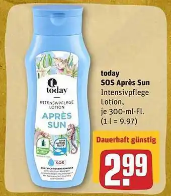 REWE Today SOS Apres Sun Angebot