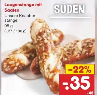 Netto Marken-Discount Laugenstange mit Saaten 95 g Angebot
