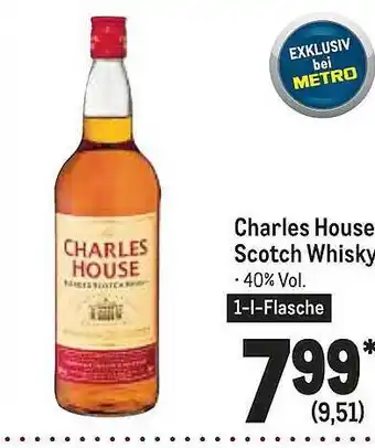 METRO Charles House Scotch Whisky Angebot