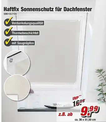 Poco Haftfix Sonnenschutz Für Dachfenster Angebot