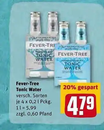 REWE Kaufpark Fever-tree Tonic Water Angebot