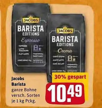 REWE Kaufpark Jacobs Barista Angebot