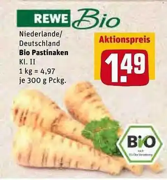 REWE Kaufpark Rewe Bio Pastinaken Angebot