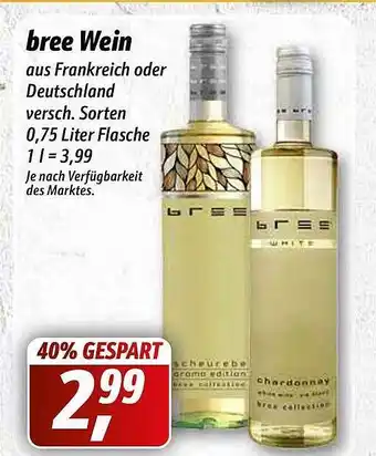 Simmel Bree Wein Angebot