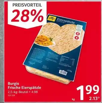 Selgros Burgis Frische Eierspätzle Angebot