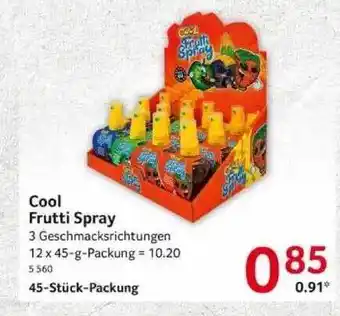 Selgros Cool Frutti Spray Angebot