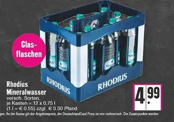 Edeka Rhodius Mineralwasser Angebot