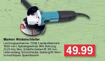 Famila Nord West Makita Marken Winkelschleifer Angebot