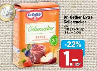 Hit Dr. Oetker Extra Gelierzucker 500g Packung Angebot