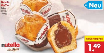 Netto Marken-Discount Nutella Muffin 86 g Angebot