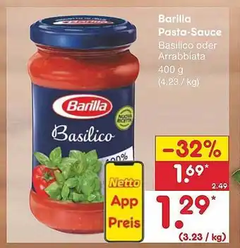 Netto Marken-Discount Barilla Pasta-sauce Angebot