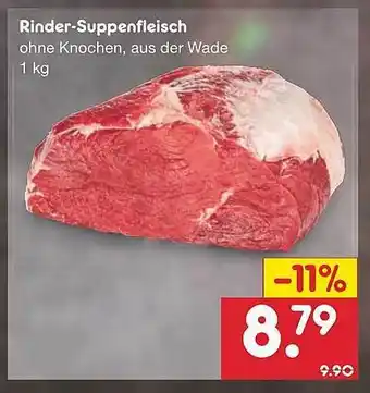 Netto Marken-Discount Rinder-suppenfleisch Angebot