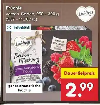 Netto Marken-Discount Lieblings Frïchte Angebot