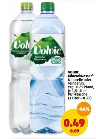 PENNY Volvic Minerlwasser Angebot