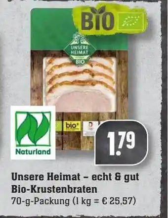 Scheck-in-Center Unsere Heimat  Bio-krustenbraten Angebot