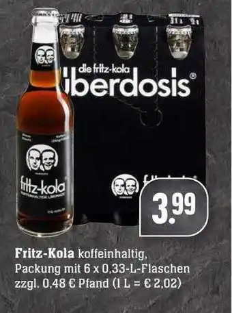 Scheck-in-Center Fritz-kola Angebot