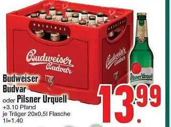 Edeka Budweiser Budvar Oder Pilsner Urquell Angebot