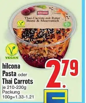 Edeka Hilcona Pasta Oder Thai Carrots Angebot