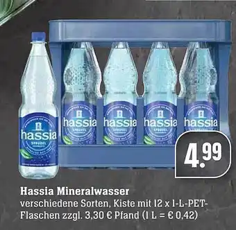 Edeka Hassia Mineralwasser Verschiedene Sorten Angebot