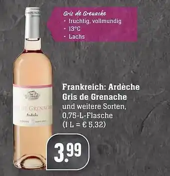 Edeka Frankreich Ardèche Gris De Grenache Angebot