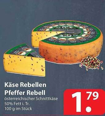 Famila Nord Ost Käse Rebellen Pfeffer Rebell Angebot