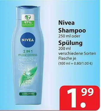 Famila Nord Ost Nivea Shampoo Oder Spülung Angebot