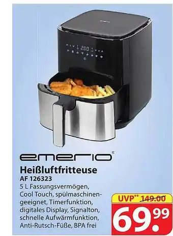 Famila Nord Ost Emeno Heißluftfritteuse Af 126323 Angebot