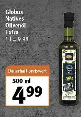 Globus Globus Natives Olivenöl Extra Angebot