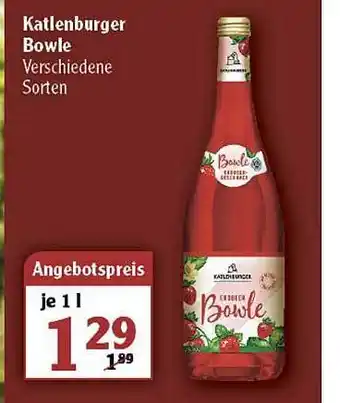 Globus Katlenburger Bowle Angebot