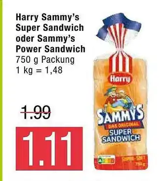 Marktkauf Harry Sammy's Super Sandwich Oder Sammy's Power Sandwich Angebot